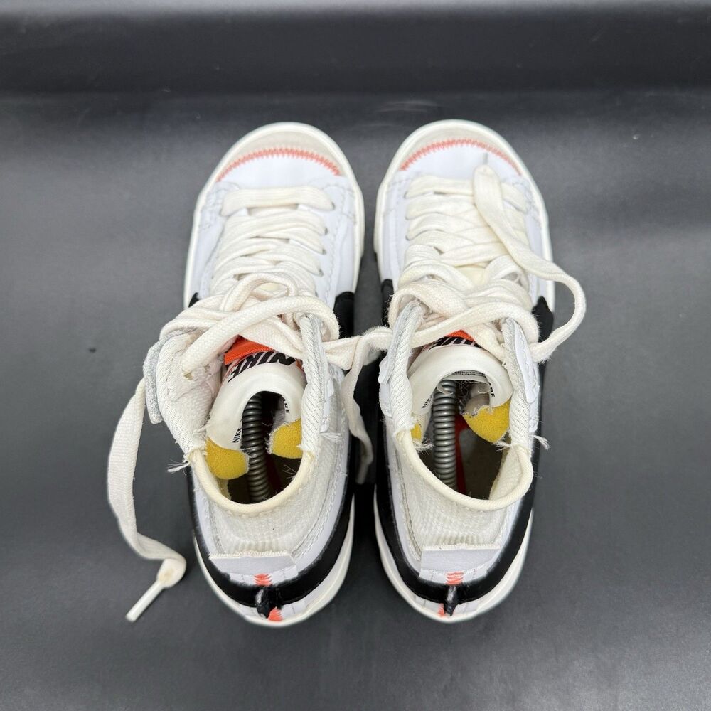 Nike Blazer '77 Jumbo Mid Womens size 6.5 Large Check White Black DQ1471-100 - Picture 5 of 7